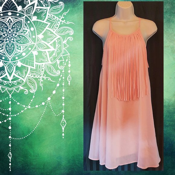 Kate Collection Fringe-front Dress - Picture 2 of 4